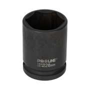 Nasadka udarowa 6-kątna Cr-Mo 1/2" 28 mm zawieszka Proline ZR18428