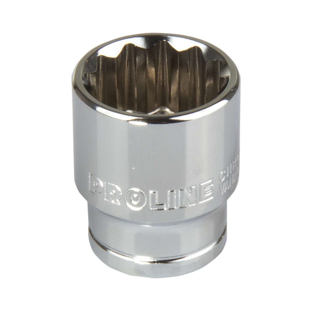 Nasadka 12-kątna wydłużona CRV 1/2" 24 mm zawieszka Proline ZR18589